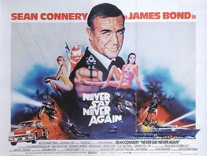 Never Say Never Again, 1984 - James-Bond-007-Posters reproduction oil painting