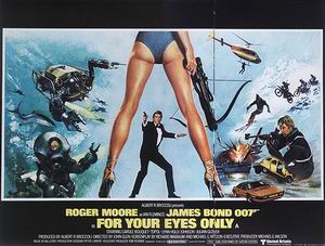 For your Eyes Only, 1981 - James-Bond-007-Posters reproduction oil painting