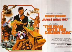 The Man With The Golden Gun, - James-Bond-007-Posters reproduction oil painting