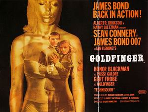 Goldfinger, 1964 - James-Bond-007-Posters reproduction oil painting