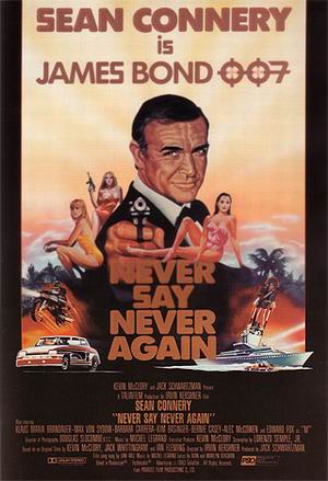 Never Say Never Again II - James-Bond-007-Posters reproduction oil painting