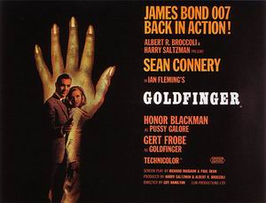 Goldfinger I - James-Bond-007-Posters reproduction oil painting