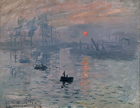 Impression Sunrise 1872 - Claude Monet reproduction oil painting