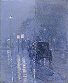 Evening in New York c 1890 - Childe Hassam