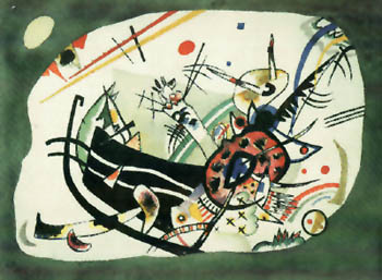 Study for Green Border 1920 - Wassily Kandinsky reproduction oil painting