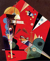 Tension in Red 1926 - Wassily Kandinsky