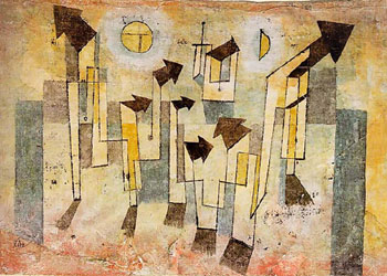 Mural from The Temple of Longing, 1922 - Paul Klee reproduction oil painting