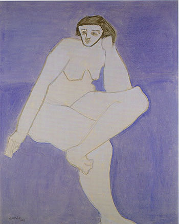 White Nude - Milton Avery reproduction oil painting