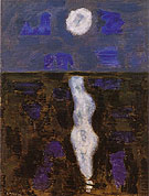 White Moon - Milton Avery reproduction oil painting
