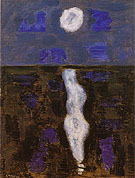 White Moon - Milton Avery reproduction oil painting