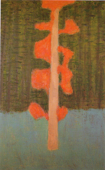 Hint of Autumn - Milton Avery reproduction oil painting