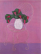 Chair with Lilacs - Milton Avery reproduction oil painting