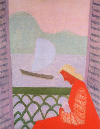 March on the Balcony - Milton Avery reproduction oil painting