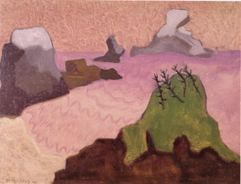 Oregon Coast - Milton Avery reproduction oil painting