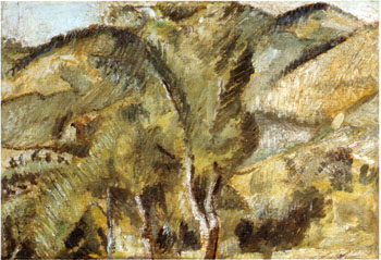 Landscape 1913 - Georgio Morandi reproduction oil painting