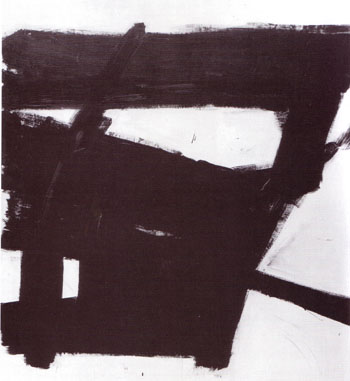 Wanamaker Block 1955 - Franz Kline reproduction oil painting