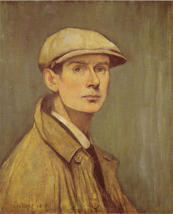 Self Portrait 1925 - L-S-Lowry reproduction oil painting
