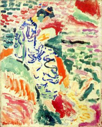 Woman in Japanese Robe beside the Water 1905 - Henri Matisse reproduction oil painting