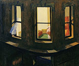 Night Windows 1928 - Edward Hopper reproduction oil painting