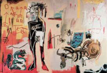 Acque Pericolose (Poison Oasis) 1981 - Jean-Michel-Basquiat reproduction oil painting