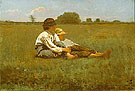 Boys in a Pasture 1874 - Winslow Homer reproduction oil painting