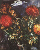 Chrysanthemums - Marc Chagall reproduction oil painting