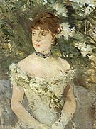 Young Woman Dressed for the Ball 1879 - Berthe Morisot reproduction oil painting