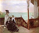 In a Villa at the Seaside 1874 - Berthe Morisot