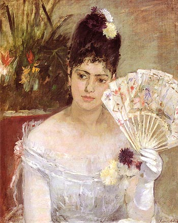 At the Ball 1875 - Berthe Morisot reproduction oil painting