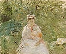 The Wet Nurse Angele Feeding Julie Manet 1880 - Berthe Morisot reproduction oil painting