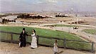 View of Paris From the Trocadero 1872 - Berthe Morisot reproduction oil painting