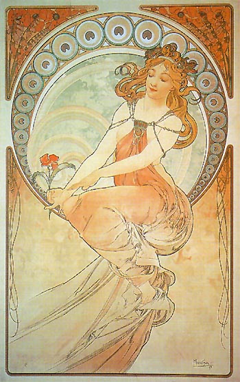 Painting 1898 - Alphonse Mucha reproduction oil painting