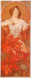 Ruby - Alphonse Mucha