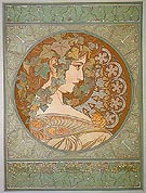 Ivy 1901 - Alphonse Mucha