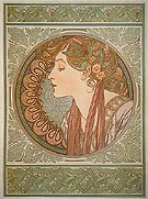 Laurel 1901 - Alphonse Mucha