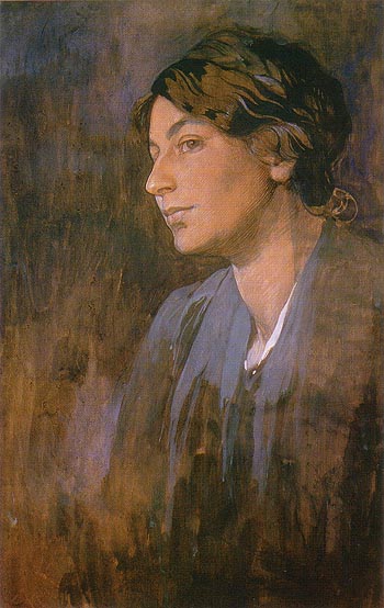 Maruska s Portrait 1903 - Alphonse Mucha reproduction oil painting