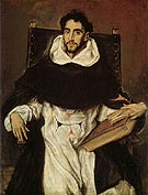 Fray Hortsensio Felix Paravincino 1609 - El Greco reproduction oil painting