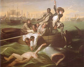 Watson and the Shark c1778 - John Singleton Copley reproduction oil painting