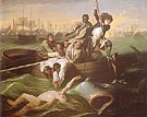 Watson and the Shark c1778 - John Singleton Copley reproduction oil painting