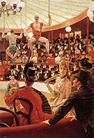 Women of Paris The Circus Lover c1883 - James Tissot reproduction oil painting