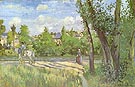 Sunlight on the Road Pontoise 1874 - Camille Pissarro