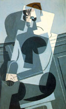 Portraite of Josette Gris - Juan Gris reproduction oil painting