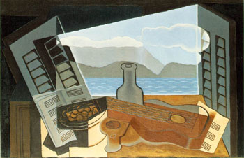 The Open Window 1921 - Juan Gris reproduction oil painting