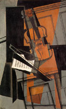 The Violin 1916 - Juan Gris reproduction oil painting