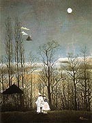 A Carnival Evening 1886 - Henri Rousseau reproduction oil painting