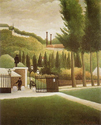 Toll Station 1890 - Henri Rousseau reproduction oil painting