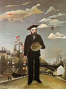 Myself Portrait Landscape 1890 - Henri Rousseau reproduction oil painting