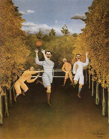 The Football Piayers 1908 - Henri Rousseau reproduction oil painting