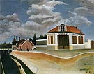 Chair factory about 1897 - Henri Rousseau reproduction oil painting