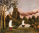 The Banks of the Oise c1908 - Henri Rousseau